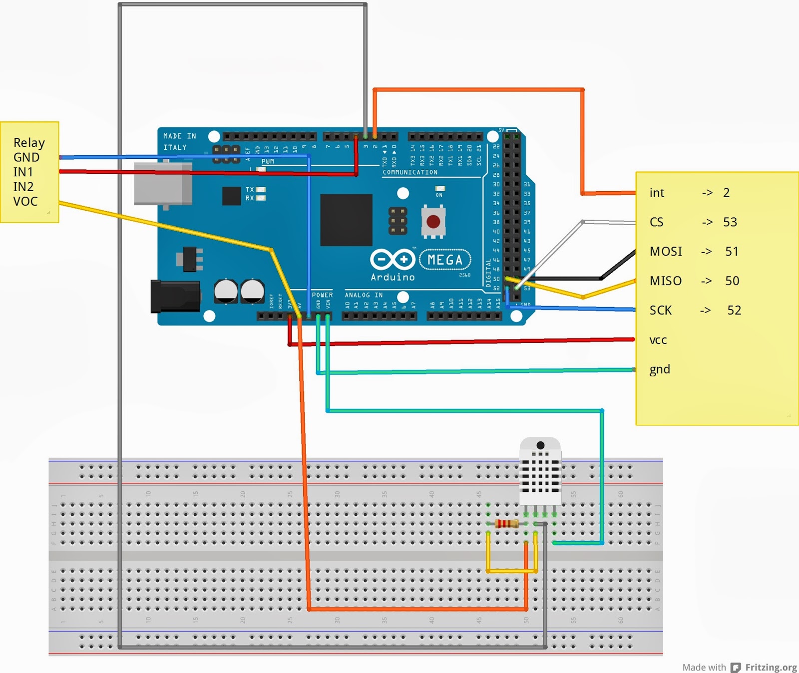 Fritzing relay
