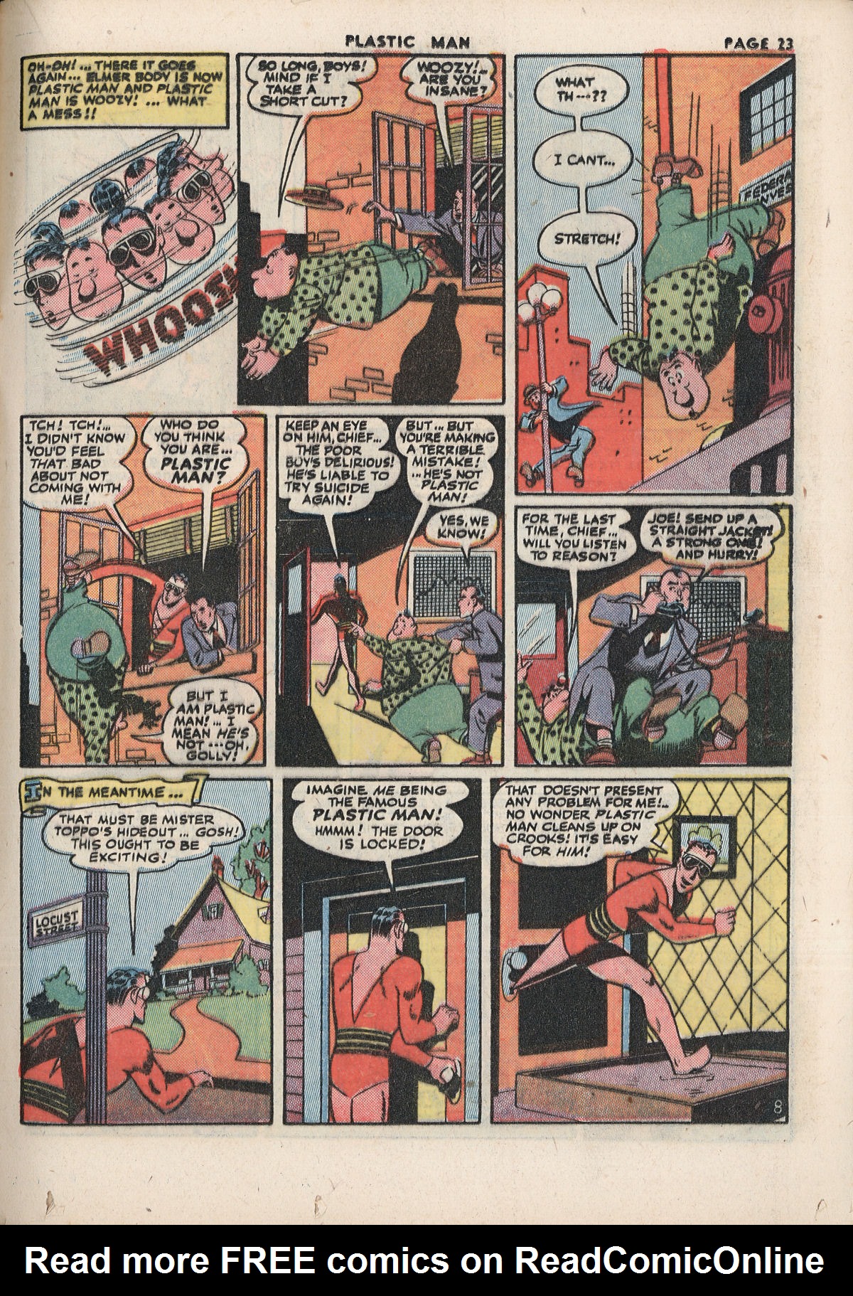 Read online Plastic Man (1943) comic -  Issue #2 - 25