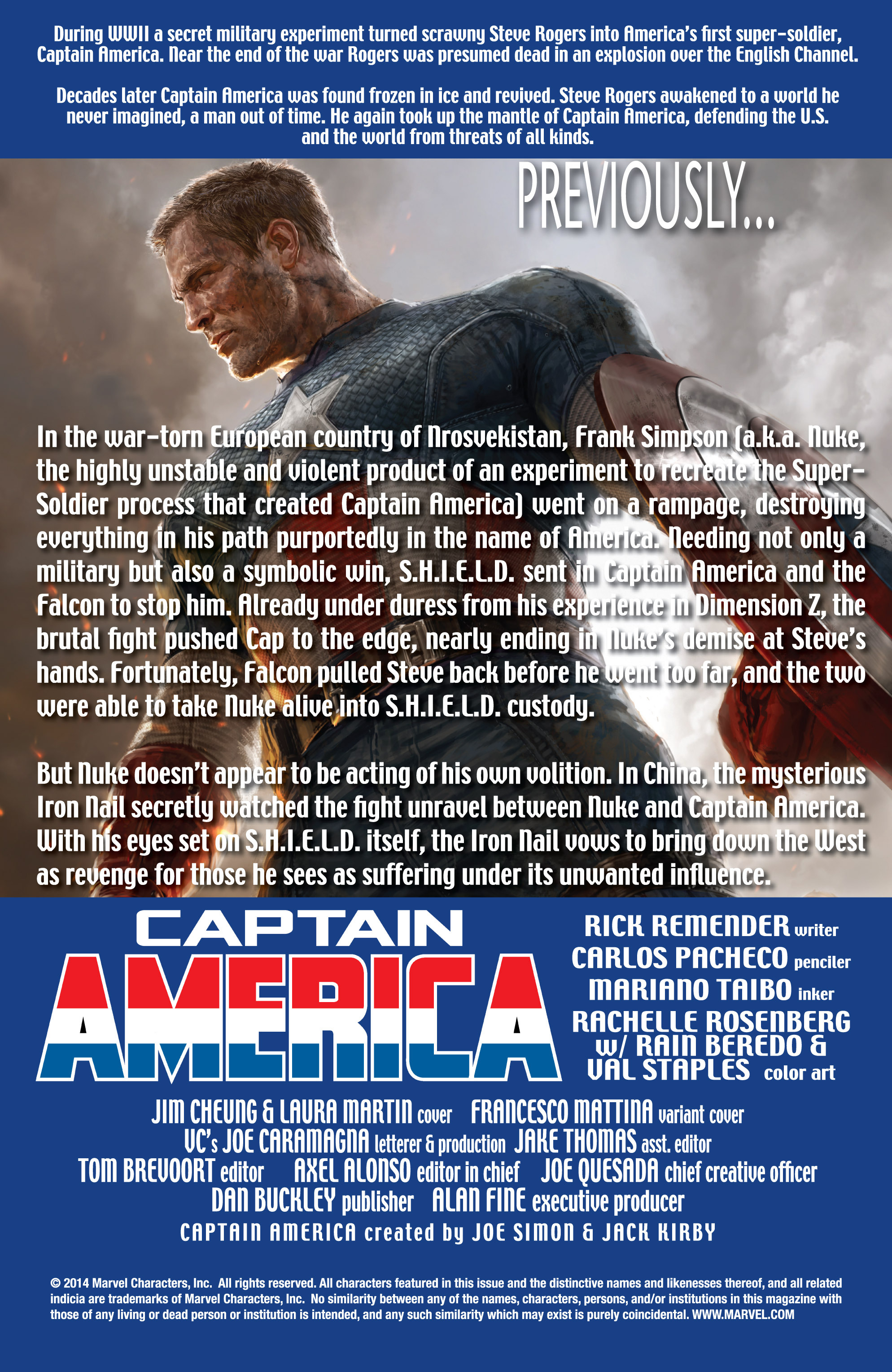 Read online Captain America (2013) comic -  Issue #15 - 2
