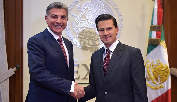 Se reúne Enrique Peña Nieto con el gobernador electo José Antonio Gali Fayad