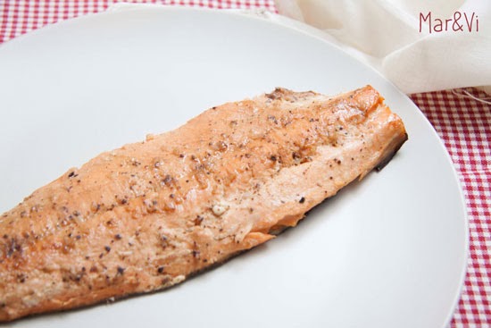 Receta de Salmón con salsa de soja y jengibre