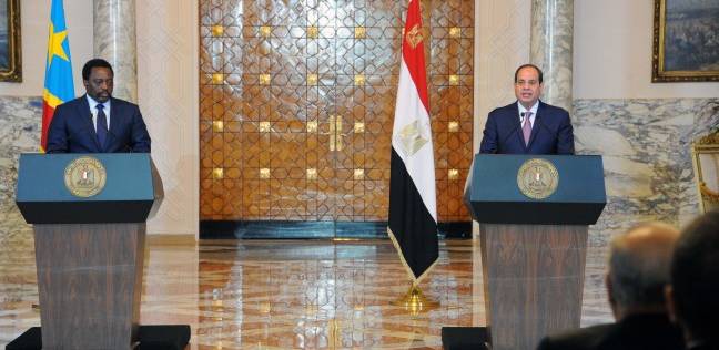 لقاء السيسي برئيس الكونغو يسفر بنتائج ايجابية اهمها اقامة محطتي طاقة شمسية في كينشاسا لقاء السيسي برئيس الكونغو يسفر بنتائج ايجابية اهمها اقامة محطتي طاقة شمسية في كينشاسا