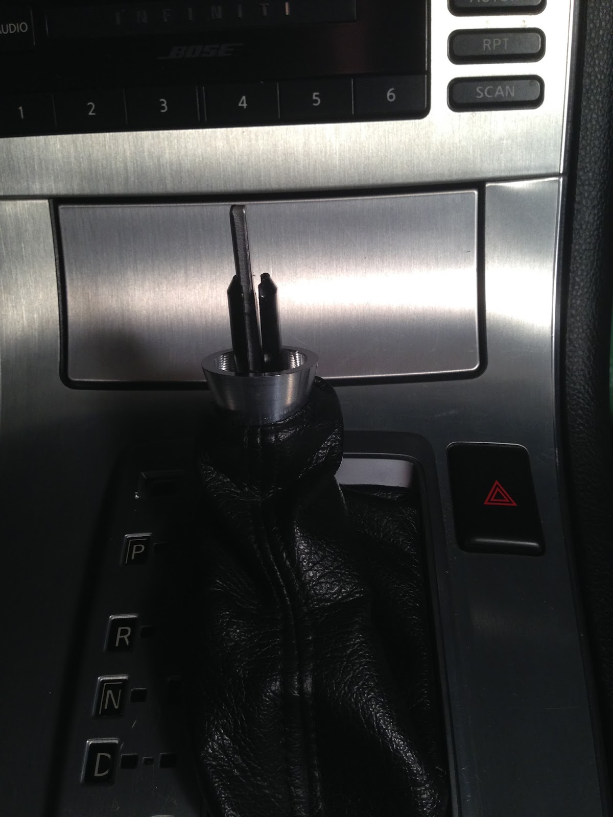 6 Foot Over 350Z Auto Shift Knob Assembly Instructions