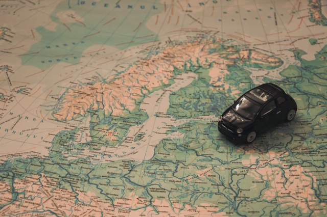 Italian map fiat 500