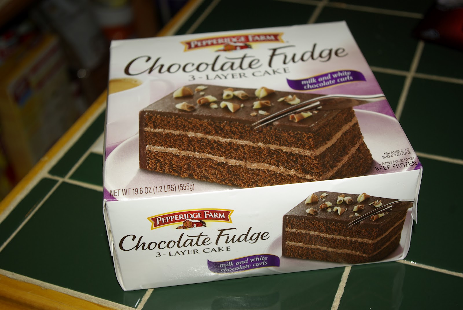 Fudge pepperidge chocolate farm cake layer