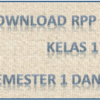 Download RPP Silabus K13 Kelas 1 Revisi 2016 Terlengkap untuk SD