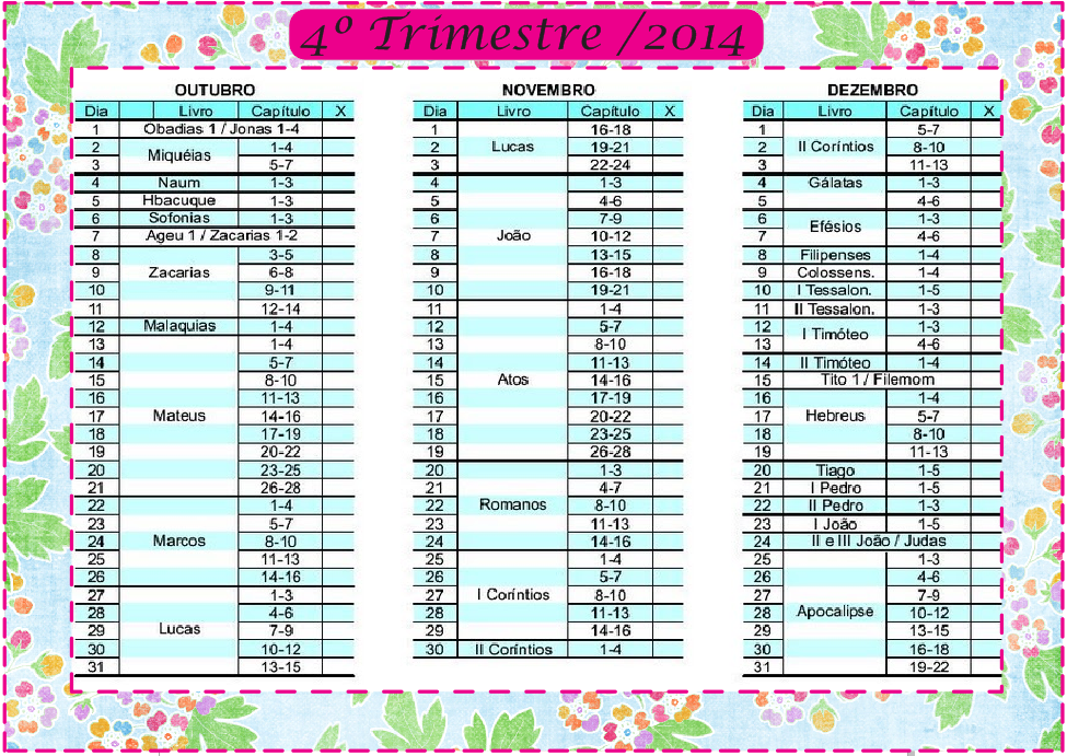 Princesa e Herdeira: Plano Anual de Leitura da Bíblia