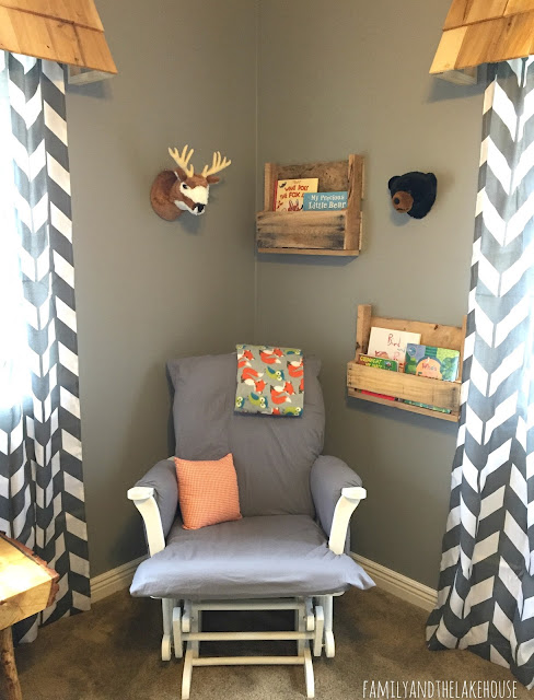 Rustic Woodland Creature Nursery Reveal - www.familyandthelakehouse.com Rustic Woodland Creature Nursery Reveal - www.familyandthelakehouse.com