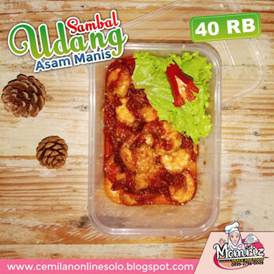 Cemilan Solo Udang Asam Manis