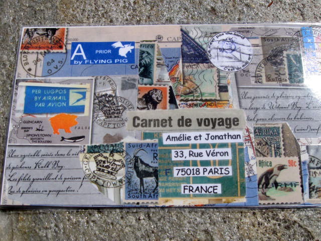 Art Postal VOYAGEUR: Carnet de voyage