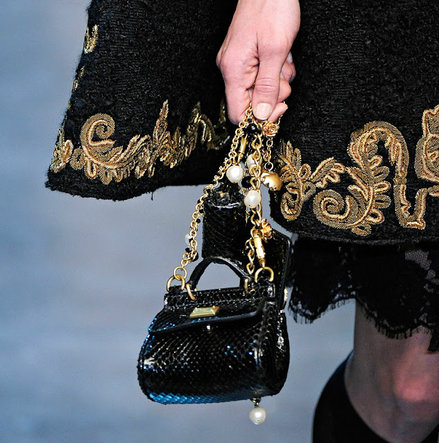 My BEADialogy...: Dolce And Gabbana Fall 2012 RTW part3 (Bags and Shoes)