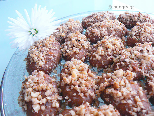 Melomakarona, Honey Cookies with Walnuts