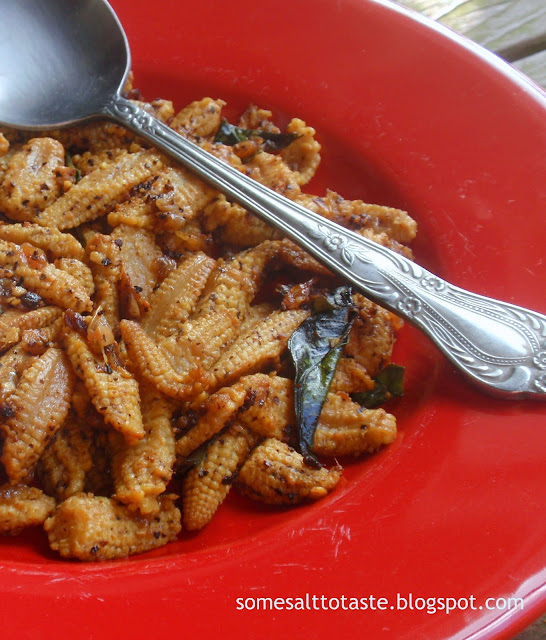 Some Salt... To Taste! Baby Corn Pepper Fry