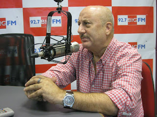 Anupam Kher at  92.7 BIG FM Studio 