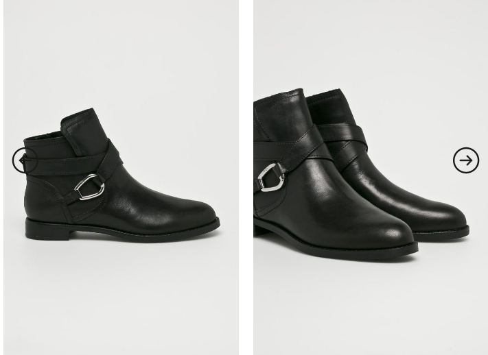 Botine dama Lauren Ralph din piele naturala negre preturi mici Botine dama Lauren Ralph din piele naturala negre preturi mici