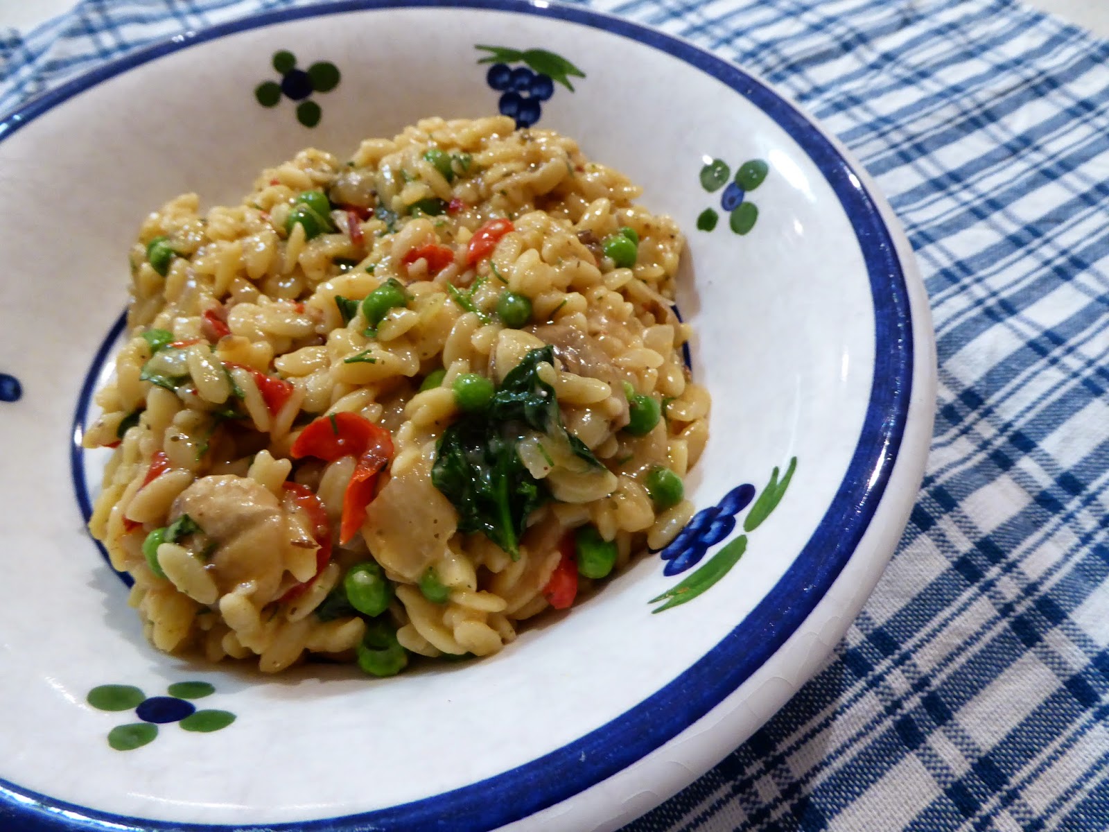 Feed your Inner Cook Pea Pancetta Pasta "Risotto" Simply Perfect