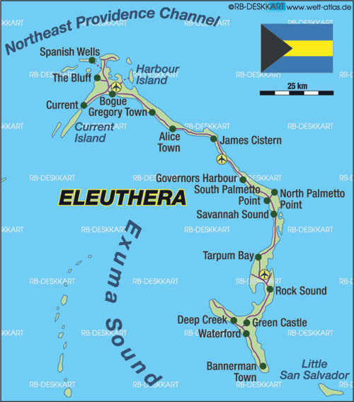 Islas del Mundo Eleuthera