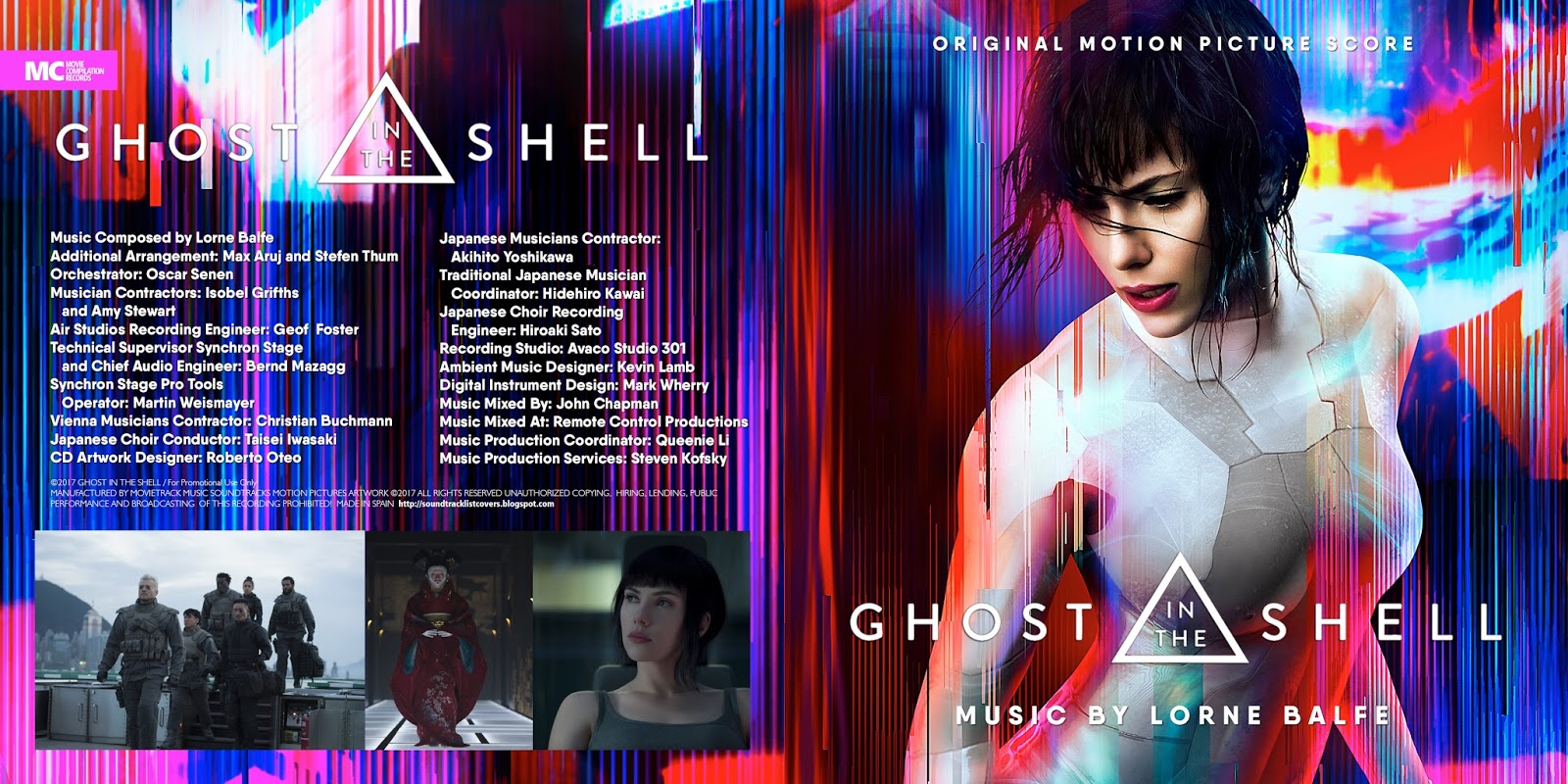 Soundtrack List Covers Ghost in the Shell (Lorne Balfe)