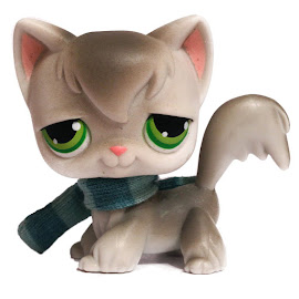 Littlest Pet Shop Large Playset Cat Longhair (#20) Pet