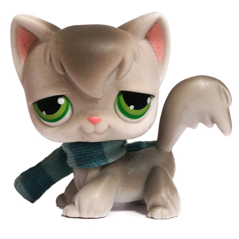 Littlest Pet Shop Portable Pets Cat Longhair (20) Pet LPS Merch