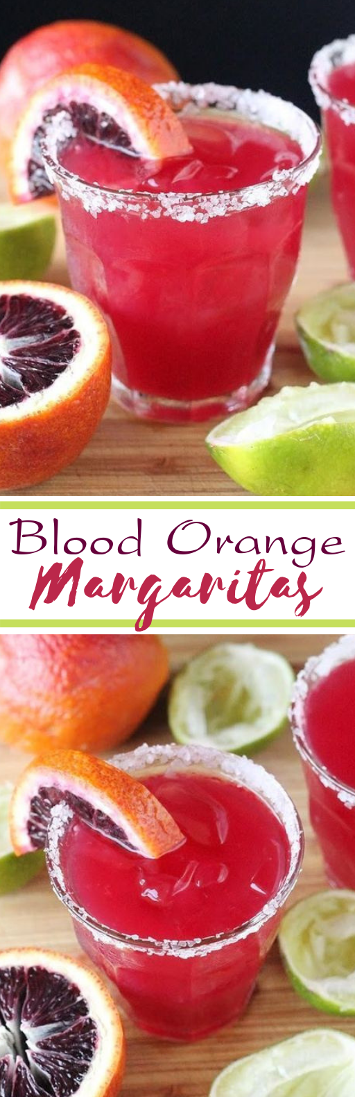 Blood Orange Margaritas #cocktails #margarita