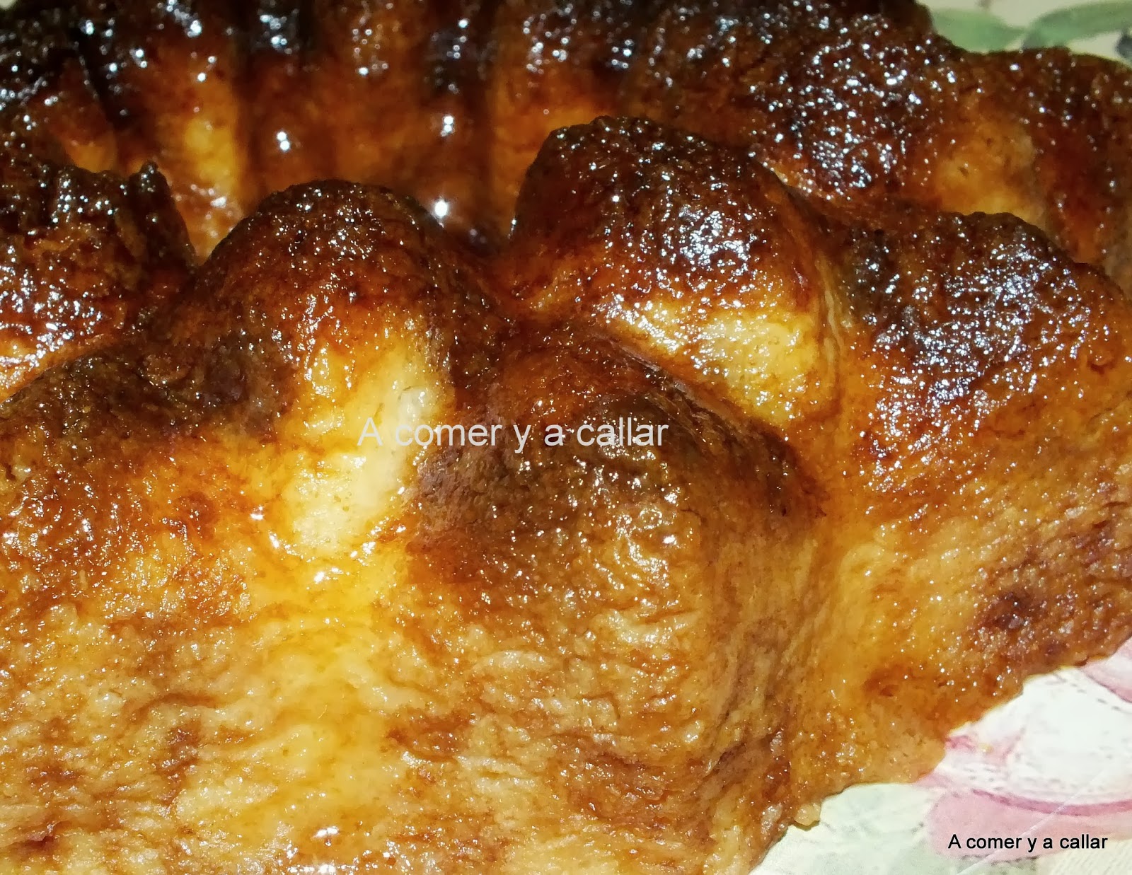 A comer y a callar PUDIN DE PAN Y PASAS EN MICROONDAS, con y sin thermomix