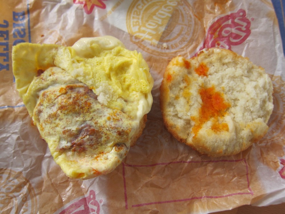 Review Carl's Jr. Chorizo, Egg & Cheese Biscuit and Burrito