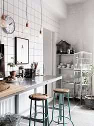 industrial kitchen apartment interior decor stile scandinavian industriale steel modern industristil malmo stainless decorating boho interiors gamla chic coffee petra
