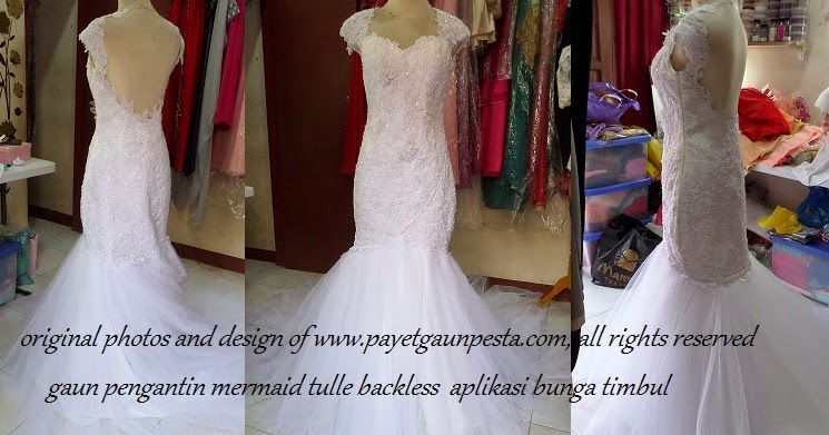 gaun pengantin mermaid