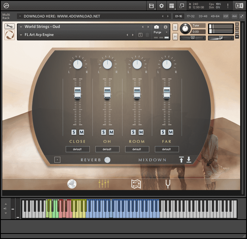 Free download Evolution Series World Strings Oud KONTAKT