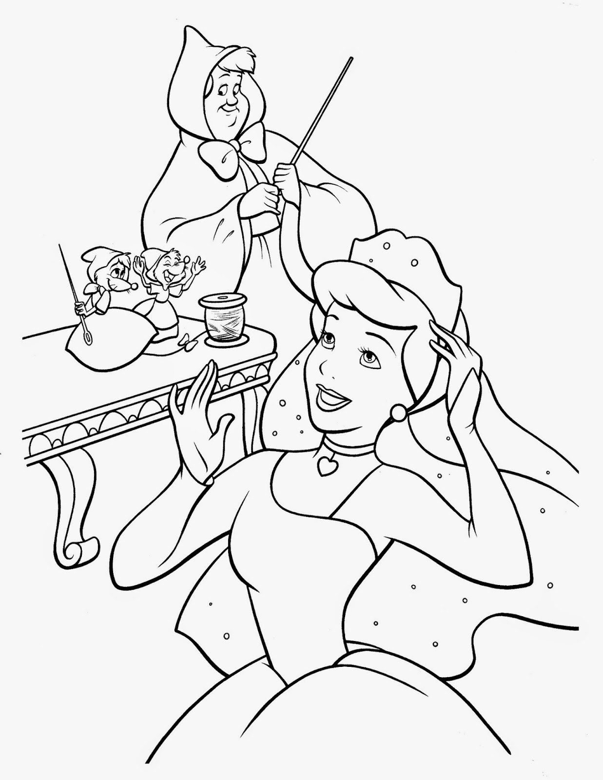 Cinderella Printables Coloring Pages Cinderella Printables Coloring Pages