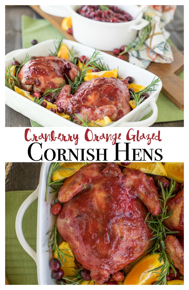 Cranberry Oranged Glazed Cornish Game Hens Cranberry Oranged Glazed Cornish Game Hens