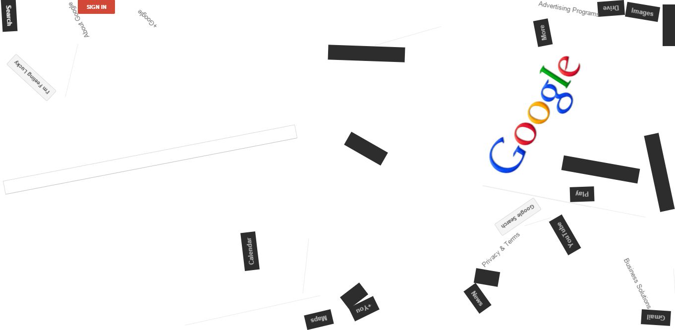 Google Gravity I'm Feeling Lucky Secret Trick