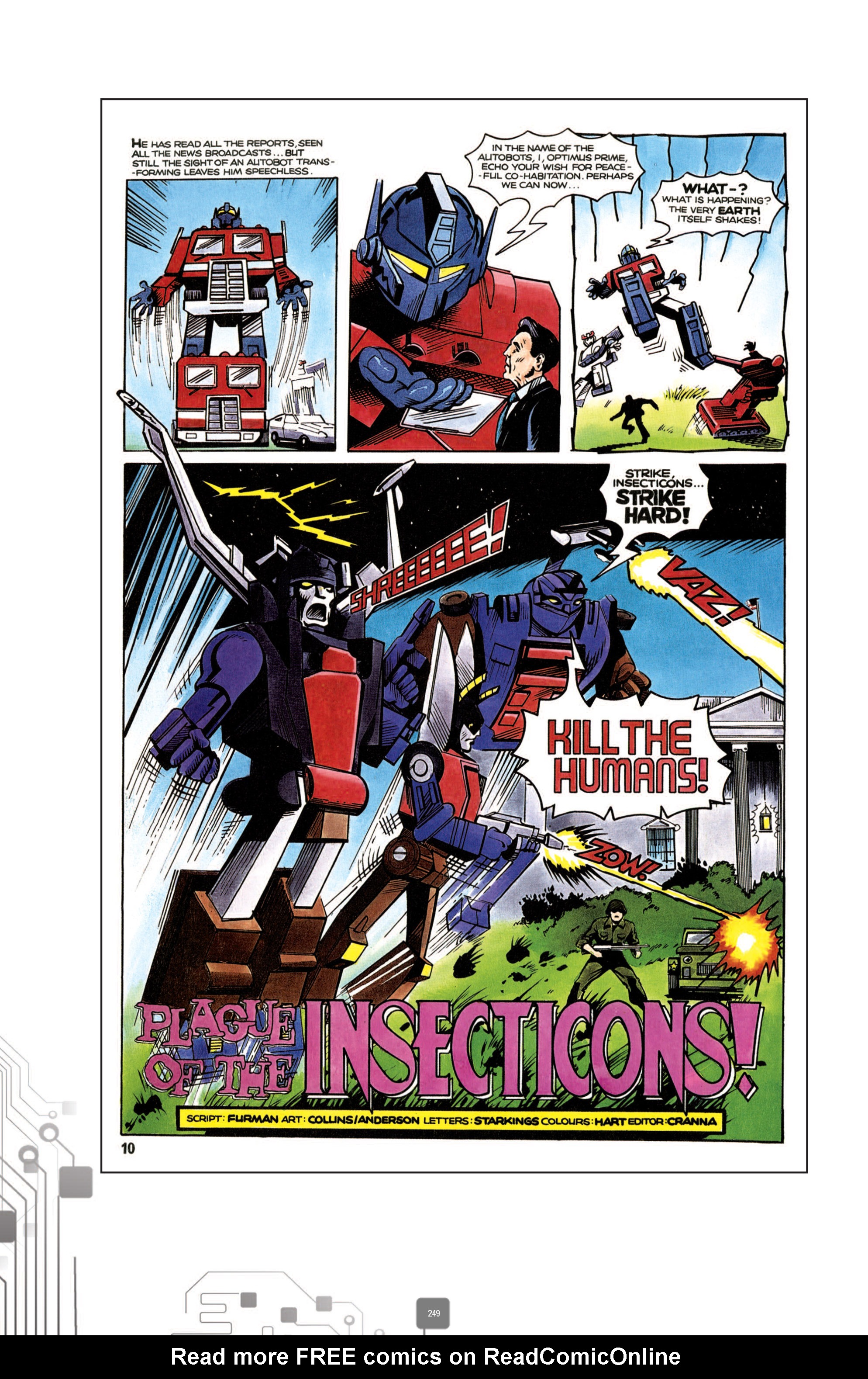 Read online The Transformers Classics UK comic -  Issue # TPB 1 - 250