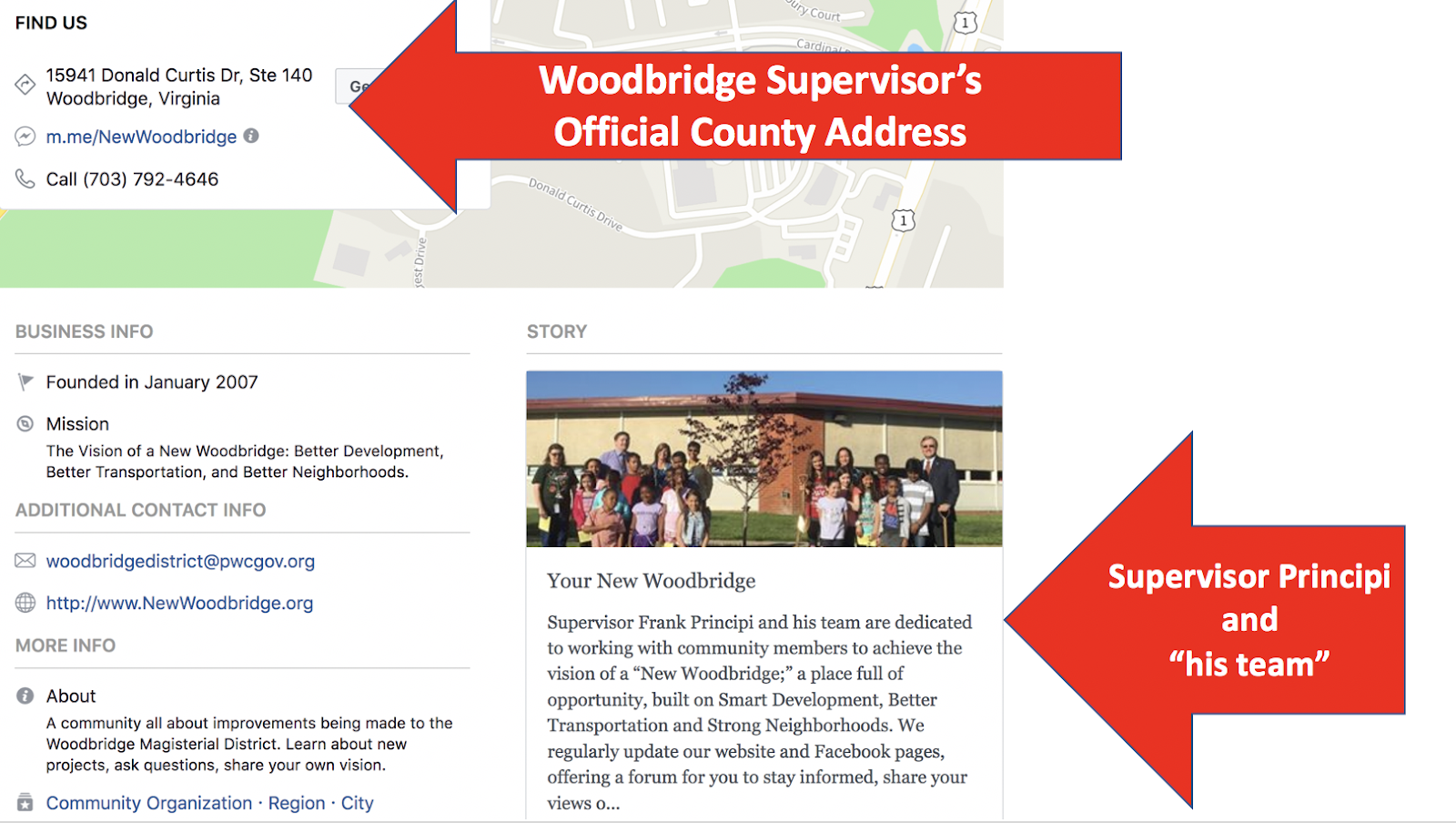 for those who choose to doubt the word of the sheriff here is a screenshot of supervisor principi s official county webpage where it lists the official for those who choose to doubt the word of the sheriff here is a screenshot of supervisor principi s official county webpage where it lists the official