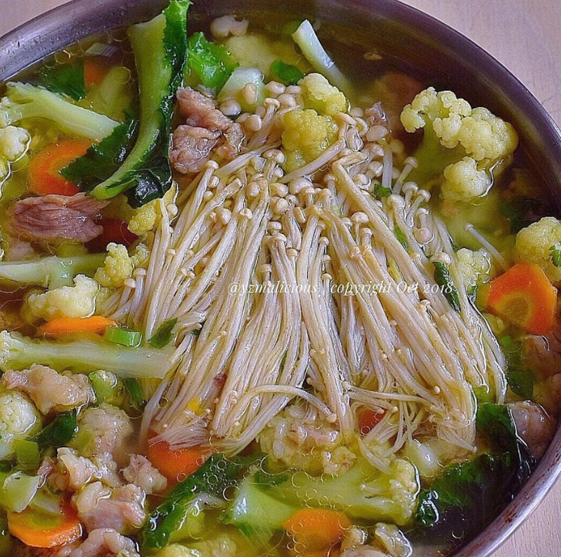 Resep Sup Enoki Kembang Kol Yang Sedap Dan Nikmat Resep Sup Enoki Kembang Kol Yang Sedap Dan Nikmat