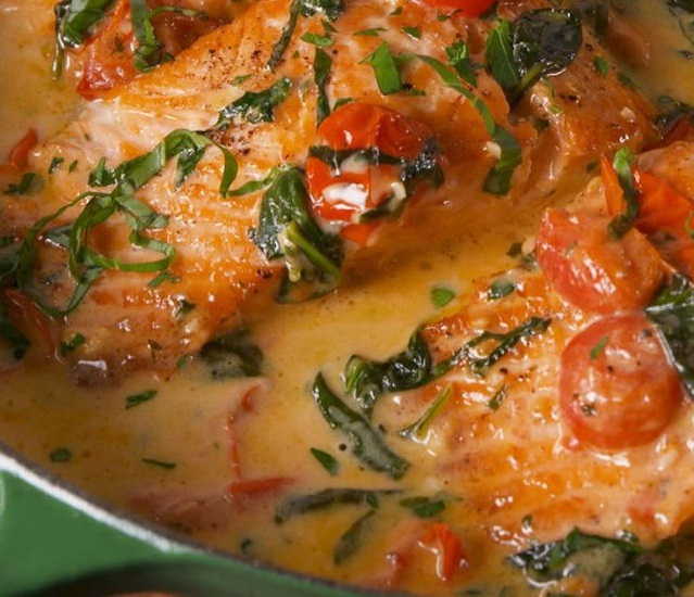 Resepi Ikan Salmon Masak Butter At Tuscan Butter Salmon