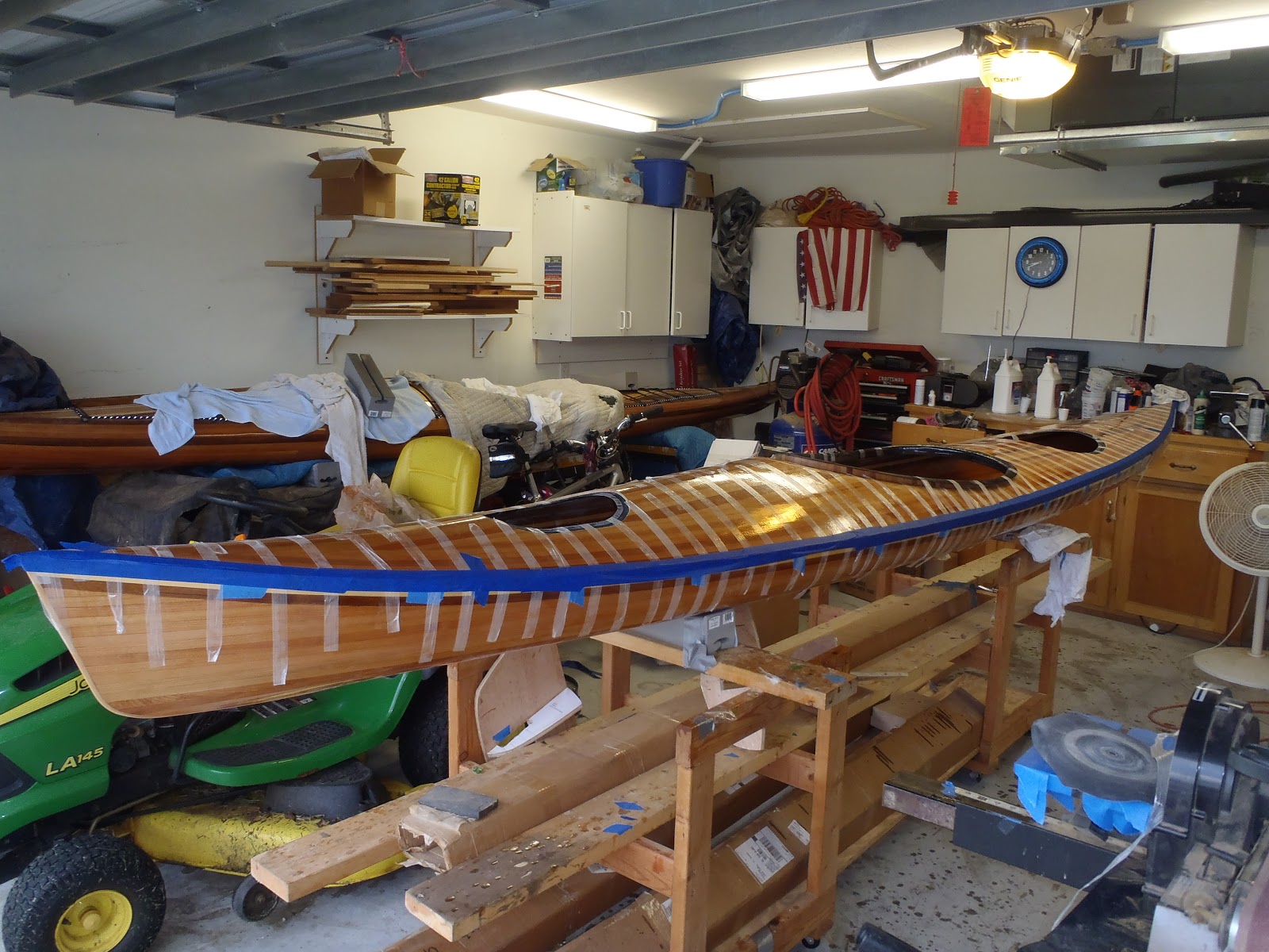 Guillemot "Simple Design" Kayak Build Completed deck and hull