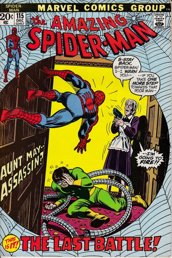 Amazing Spider-Man (1963 1st Series) #115, December 1972 Issue - Marvel Comics - Grade F/VF