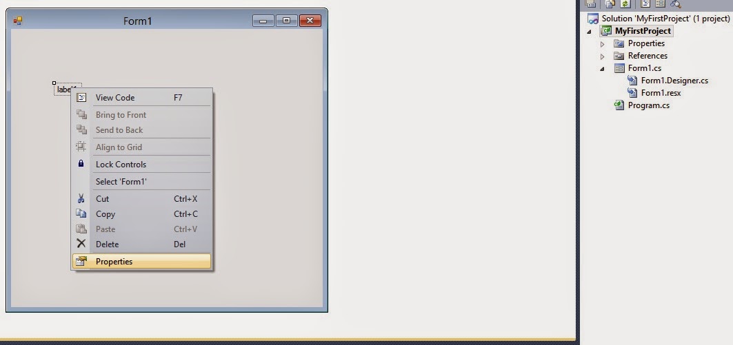 How to start programming in C Windows Form Programming Quite easy and