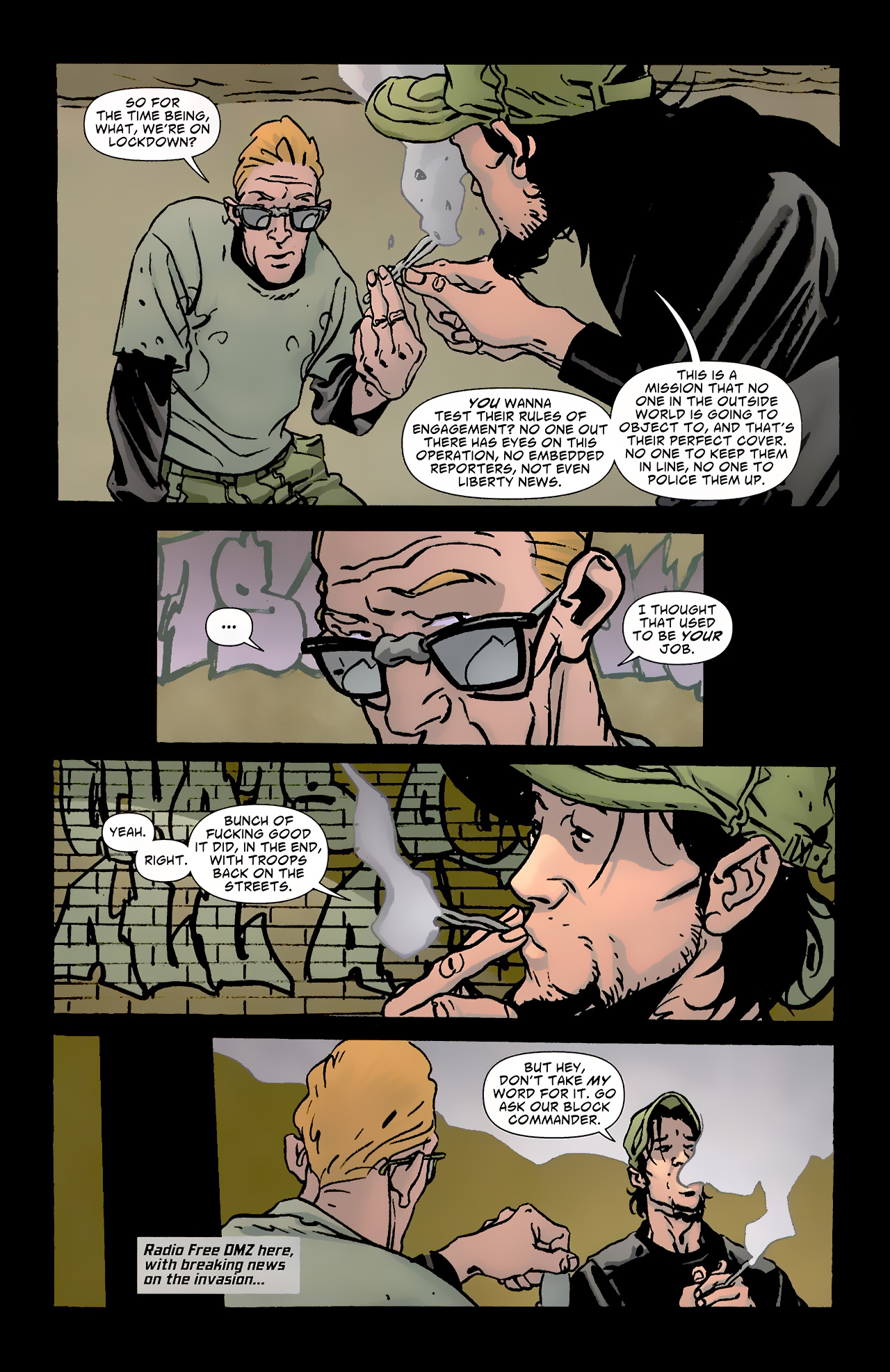 Read online DMZ (2006) comic -  Issue #48 - 7