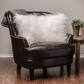 2017 Home Decor Trends faux fur pillow