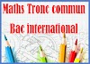 Cour et Exercice Corrigés mathématique tronc commun bac international-maths biof