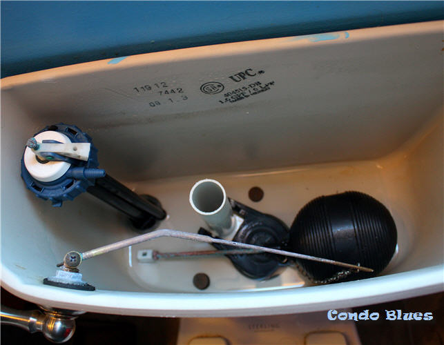 Changing Toilet Tank Float dismantle the toilet