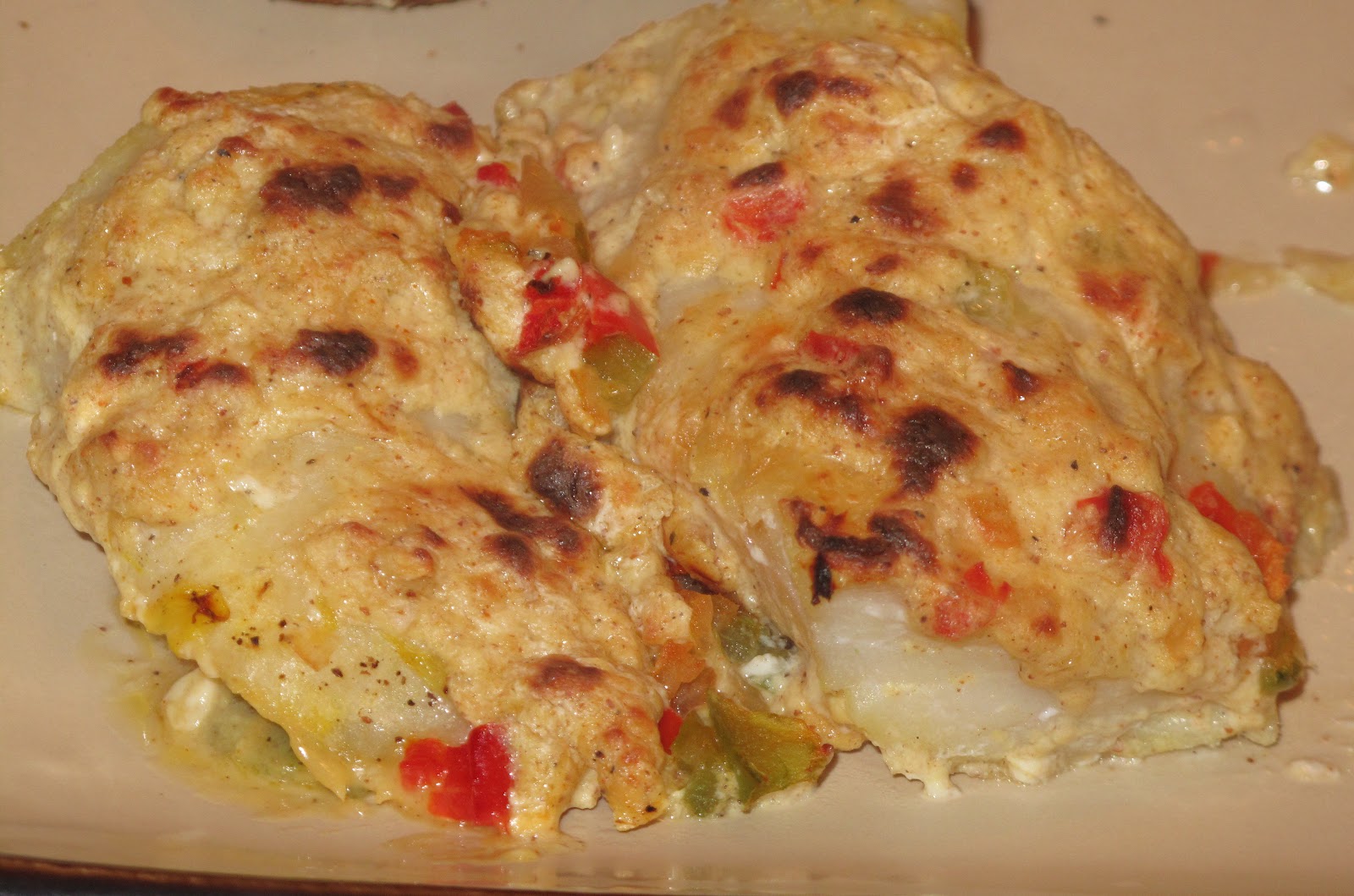 BJ Brinker's Home Cooking: Parmesan Orange Cod