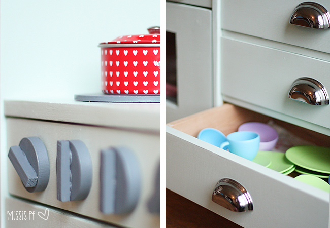 DIY Kinderküche aus einem alten Möbel | Missis Pf