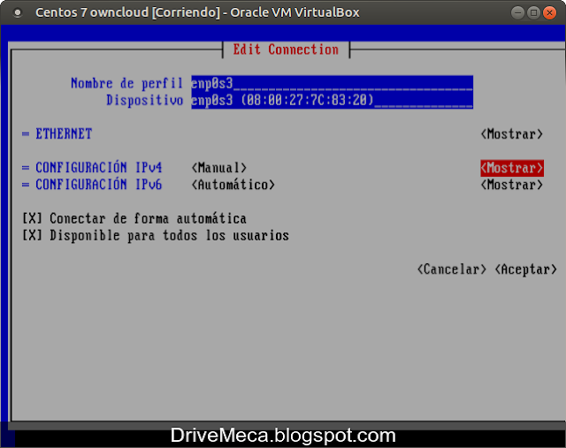 Activamos que se muestre toda la configuracion IPv4 Activamos que se muestre toda la configuracion IPv4