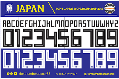 Font Japan World Cup 2018