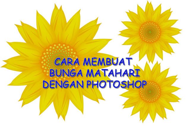  Melihat banyaknya vector bunga yang bertebaran di internet Cara Membuat Bunga Matahari Dengan Photoshop