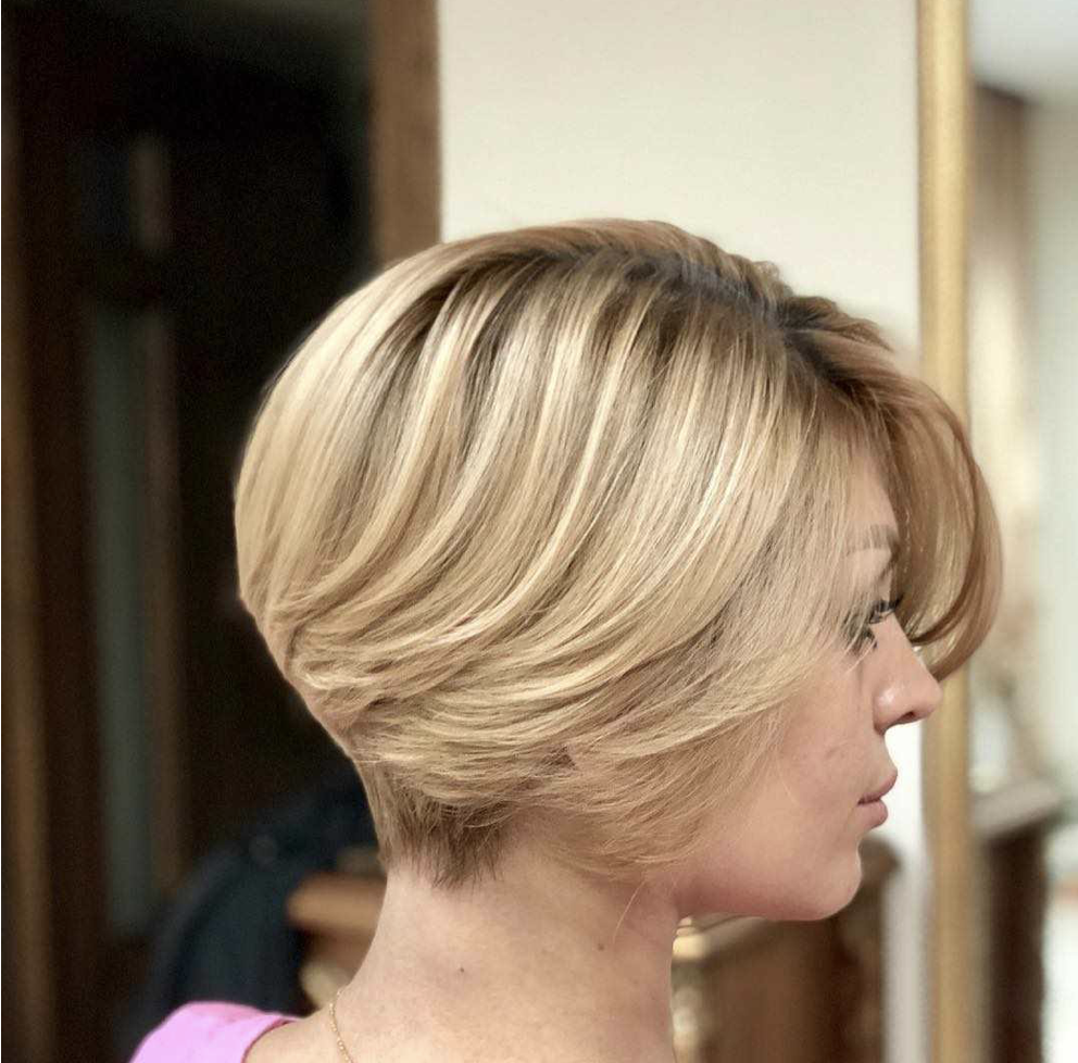 short hairstyles back view